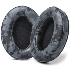 WC PadZ front view showing black camo pads and restored headset comfort