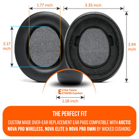 WC PadZ stitching and PU leather detail for rugged durability
