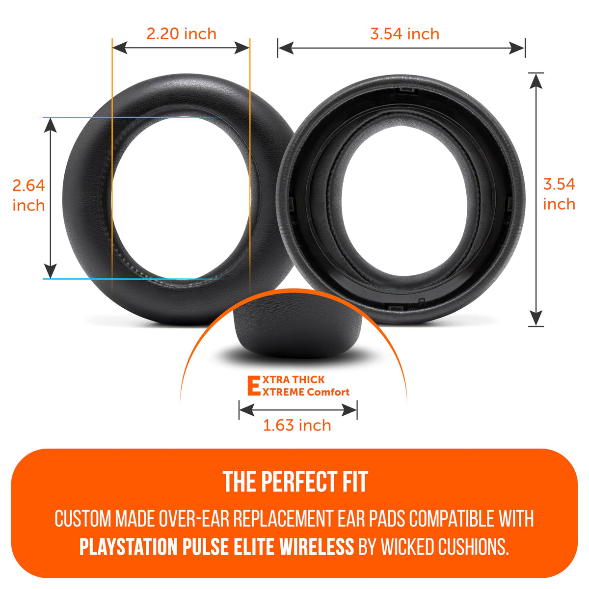 WC PadZ Pulse Elite earpad thicker cushion for long sessions