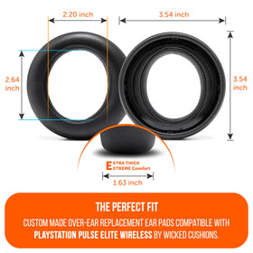 WC PadZ Pulse Elite earpad thicker cushion for long sessions