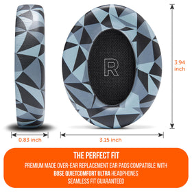 WC PadZ QC Ultra being installed easily on QC Ultra headphones