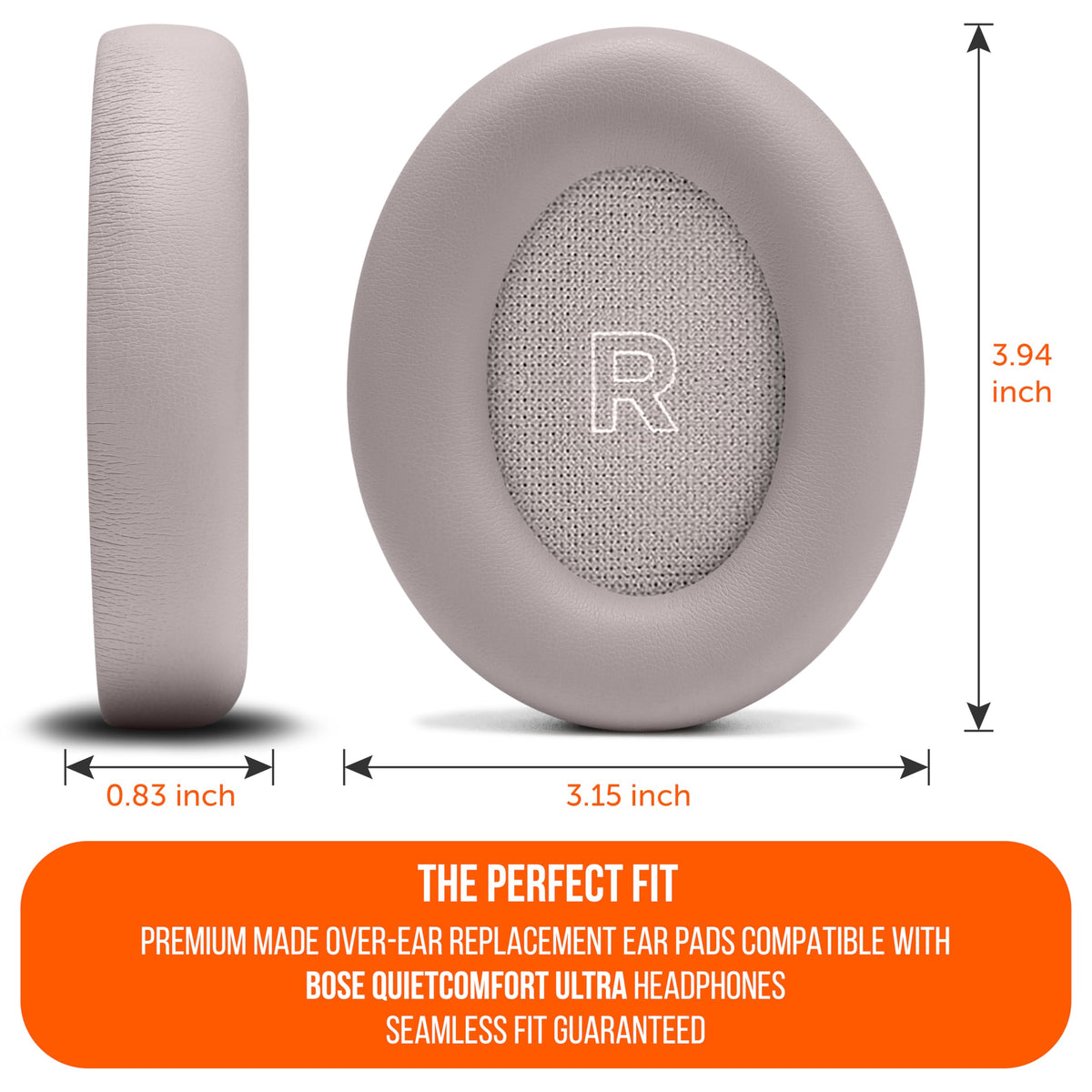 WC PadZ QC Ultra memory foam improves comfort during long listening sessions