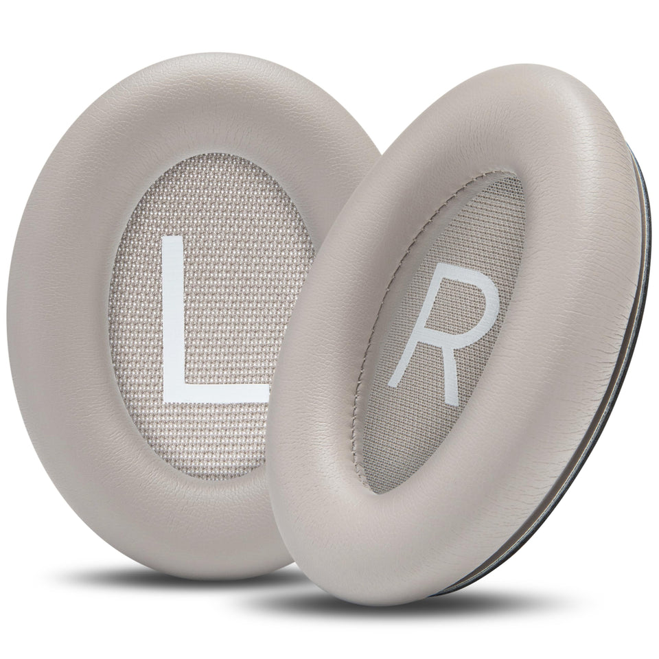 WC PadZ QC45 earpads closeup with thick memory foam for lasting comfort