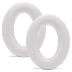 WC PadZ QC45 earpads durability test image emphasizing reinforced stitching and high-quality materials.