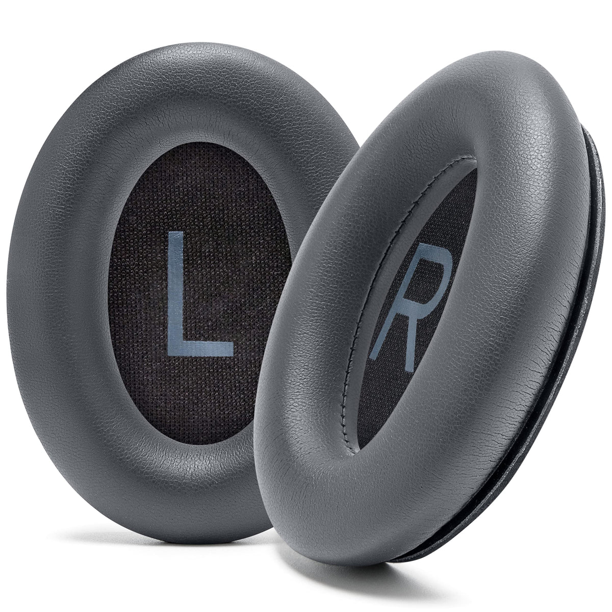 WC PadZ QC45 ear pads in eclipse grey with plush memory foam for long-lasting comfort.