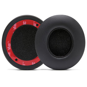 WC PadZ Solo 4 earpad close-up showing premium PU leather texture