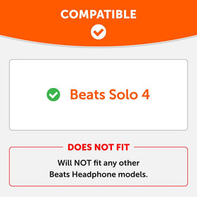 WC PadZ Solo 4 earpad side view highlighting durable PU leather and resilience