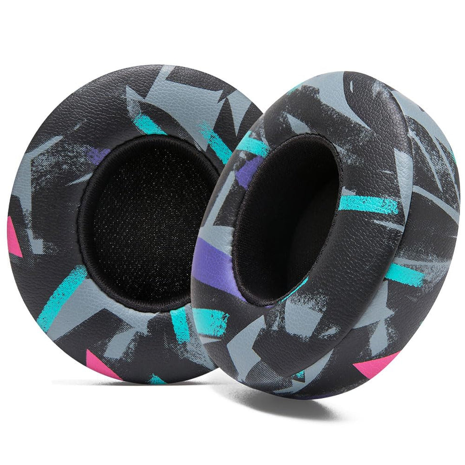 WC PadZ Solo 4 earpads close-up highlighting memory foam comfort and PU leather
