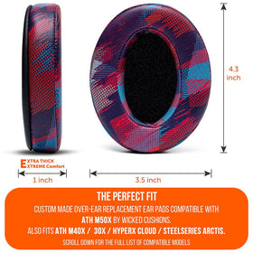 WC PadZ reinforced stitching detail for long-lasting durability