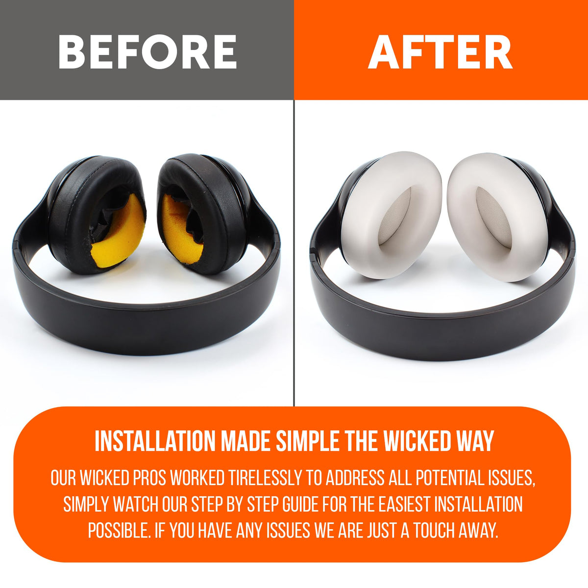 WC PadZ Studio Pro memory foam earpad boosts noise isolation.