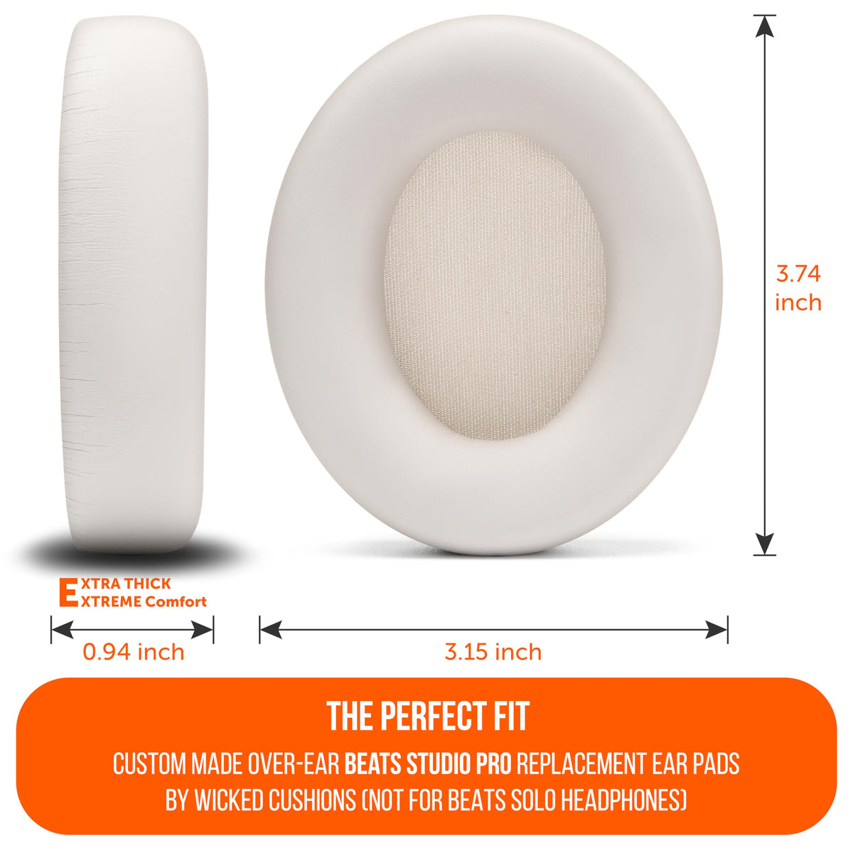 WC PadZ Studio Pro earpad enhances sound seal for richer music.