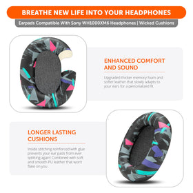 WC PadZ XM6 seals securely for immersive listening