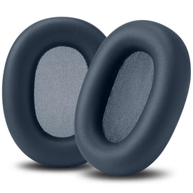 WC PadZ XM6 XL front view showing midnight blue pads and fitted shape for comfort