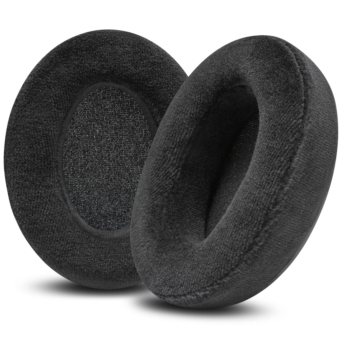 WC StealthZ Arctis Nova earPads closeup with premium velour for comfort