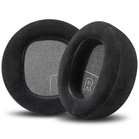 WC StealthZ Maxwell 2 earpads closeup velour for comfortable, breathable wear