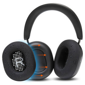 WC SweatZ Ace cover closeup protecting Sonos Ace earpads from sweat