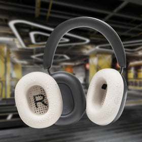 WC SweatZ Ace slip-on cover shown for quick setup on earpads.