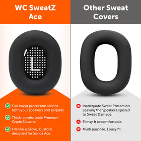 WC SweatZ Ace cover inside drivers protects earpads during intense workouts