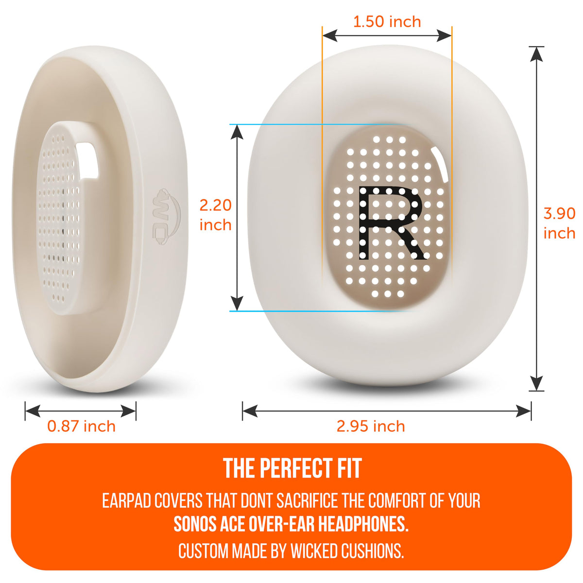 WC SweatZ Ace silicone durability and stretch for long-lasting protection.