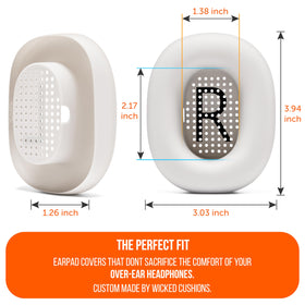 WC SweatZ Max compatibility note confirms use with AirPods Max 1 only.