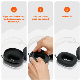 Sleek black WC SweatZ Max adds a discreet shield for headphones