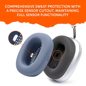 WC SweatZ Max blue full-earpad protection extending earpad life
