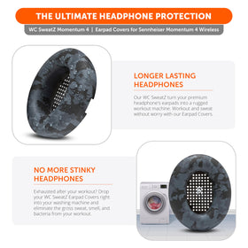 WC SweatZ Momentum 4 cover edge comfort reduces irritation during long listening sessions