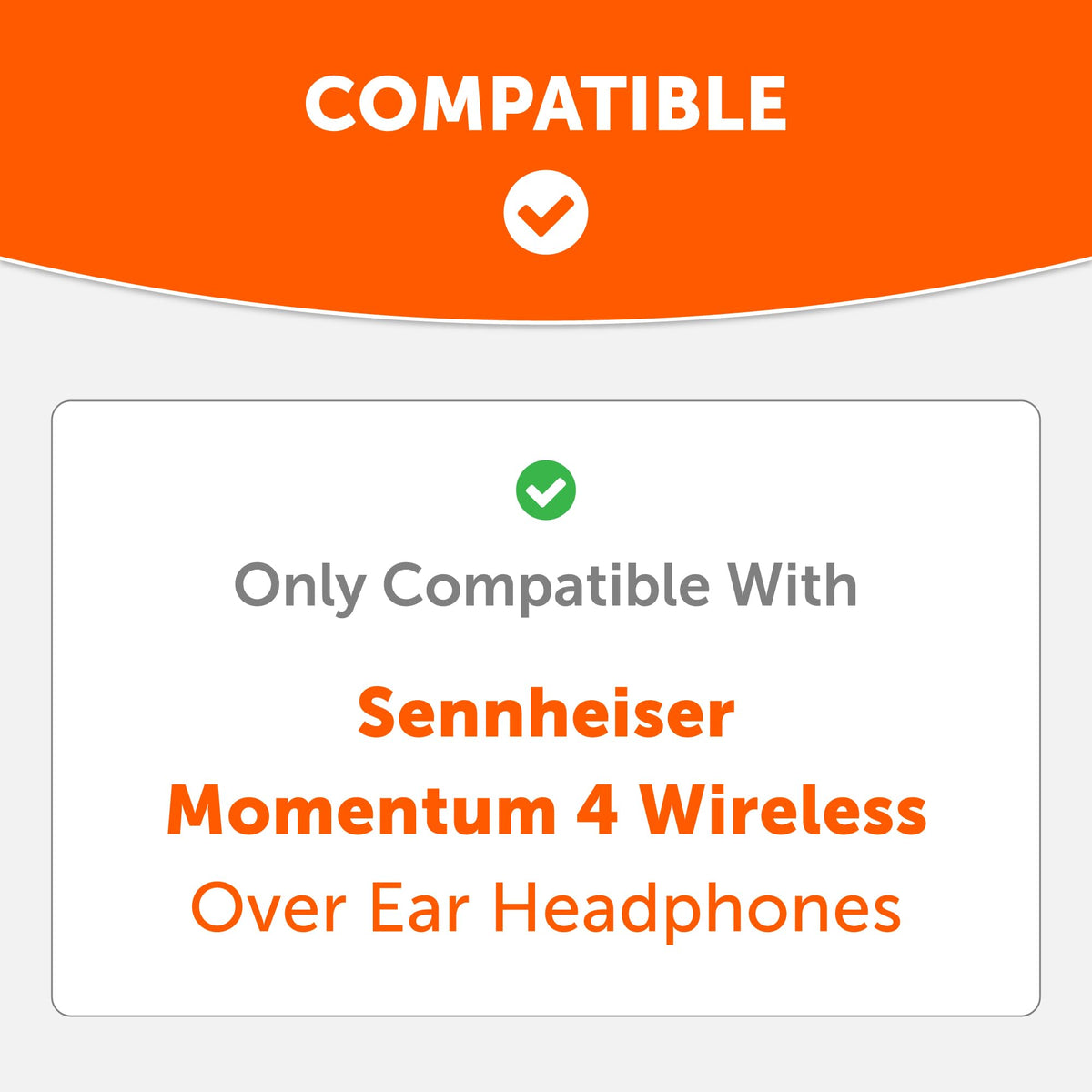 WC SweatZ Momentum 4 earpad cover fitted on Sennheiser Momentum 4 for secure protection
