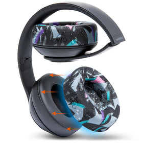 WC SweatZ Studio earpad cover on Beats Studio 3, provides sweat protection during workouts