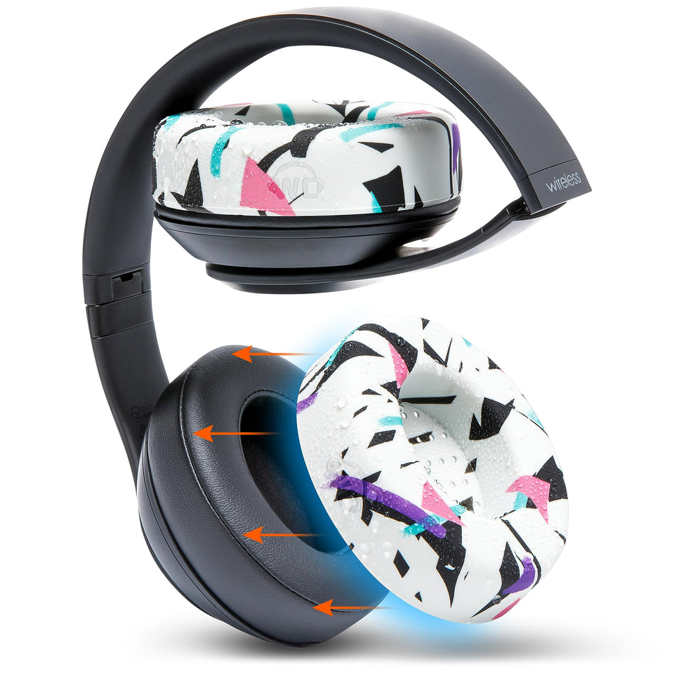 WC SweatZ Studio earpad cover on Beats Studio 3 protects against sweat during workouts