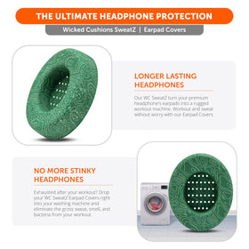 Slip-on fit of WC SweatZ Studio over Beats earpads in seconds
