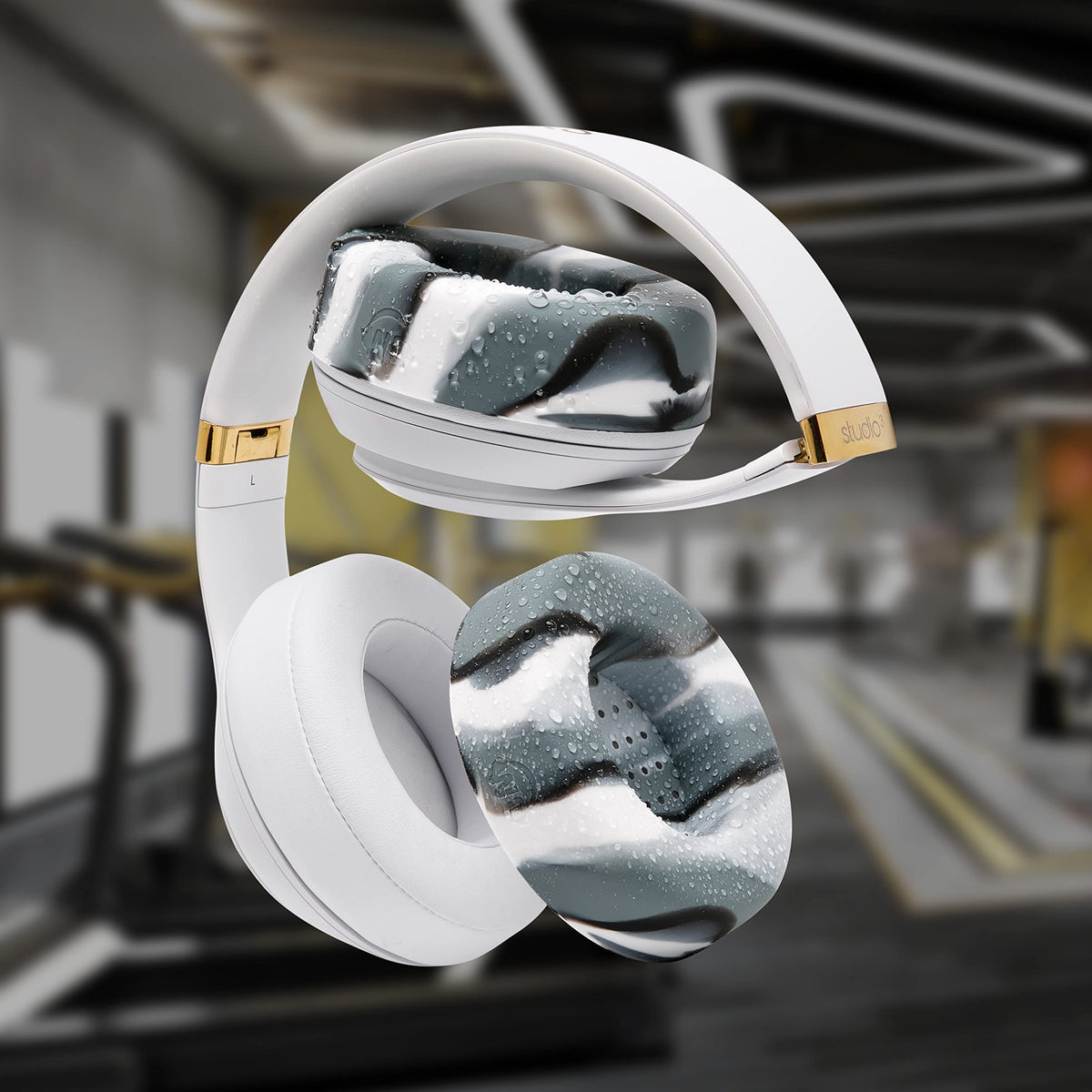 WC SweatZ Studio full-earpad protection shields inner drivers from moisture