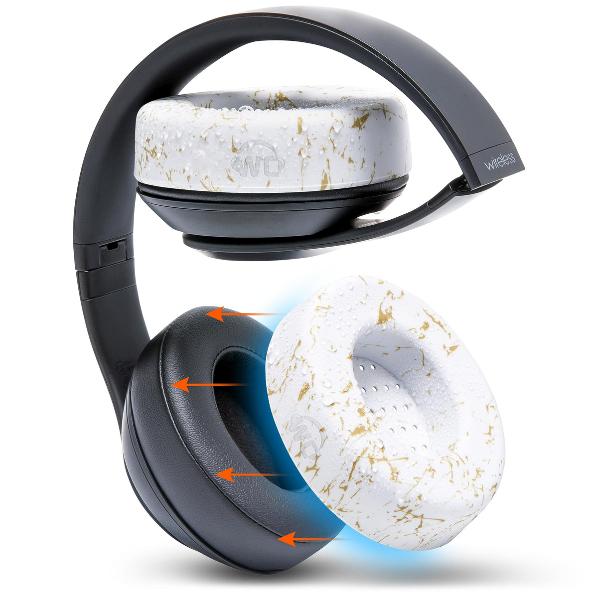 WC SweatZ Studio gold marble packaging highlights premium, sweat-ready protection