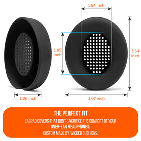 Durable silicone construction of WC SweatZ Studio Pro on Beats Studio Pro