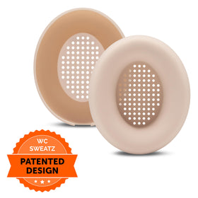 WC SweatZ Studio Pro earpad cover being cleaned after use.