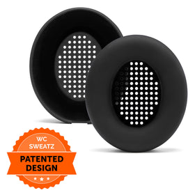 WC SweatZ Studio Pro worn as a shield against sweat during training