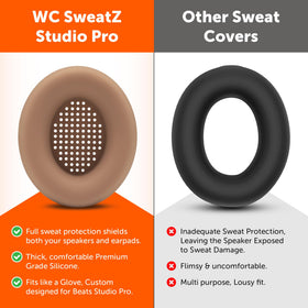 WC SweatZ sweatproof wrap for Beats Studio Pro during workouts