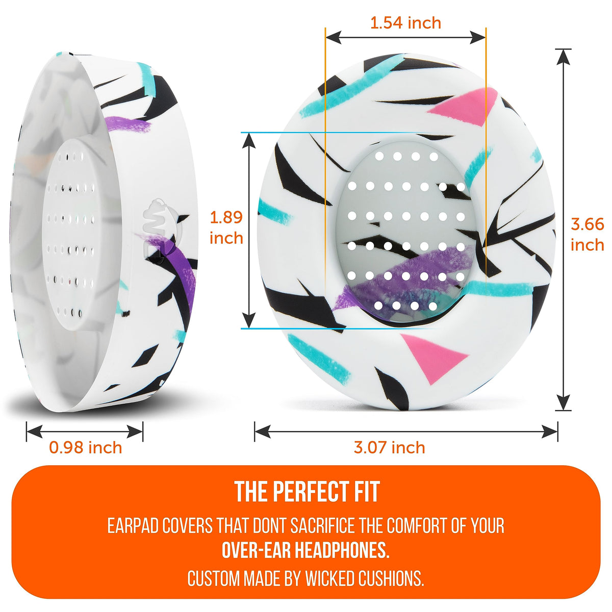 WC SweatZ Studio protects entire earpad including drivers from moisture