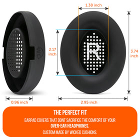 Sweat and water resistance highlights on WC SweatZ QuietComfort covers.