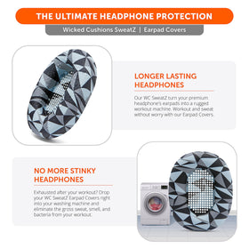 WC SweatZ XM5 durable silicone cover protects earpads