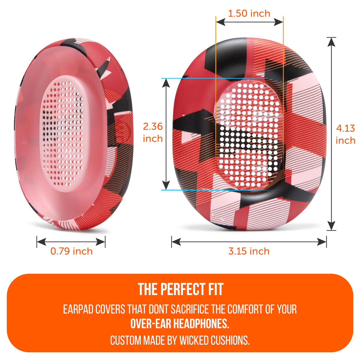 WC SweatZ XM5 durable stretch material resists moisture during intensive workouts.