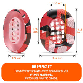 WC SweatZ XM5 durable stretch material resists moisture during intensive workouts.