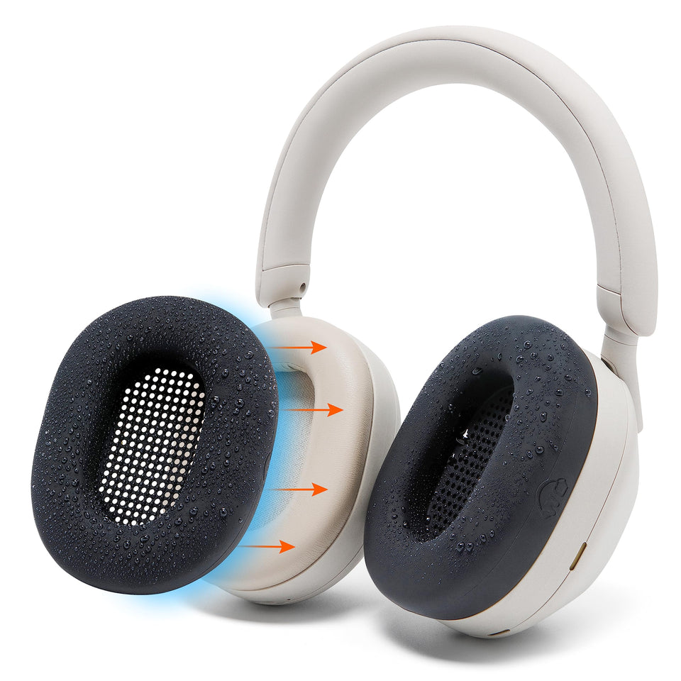 WC SweatZ XM5 full earpad coverage protects Sony WH-1000XM5 from sweat and wear.