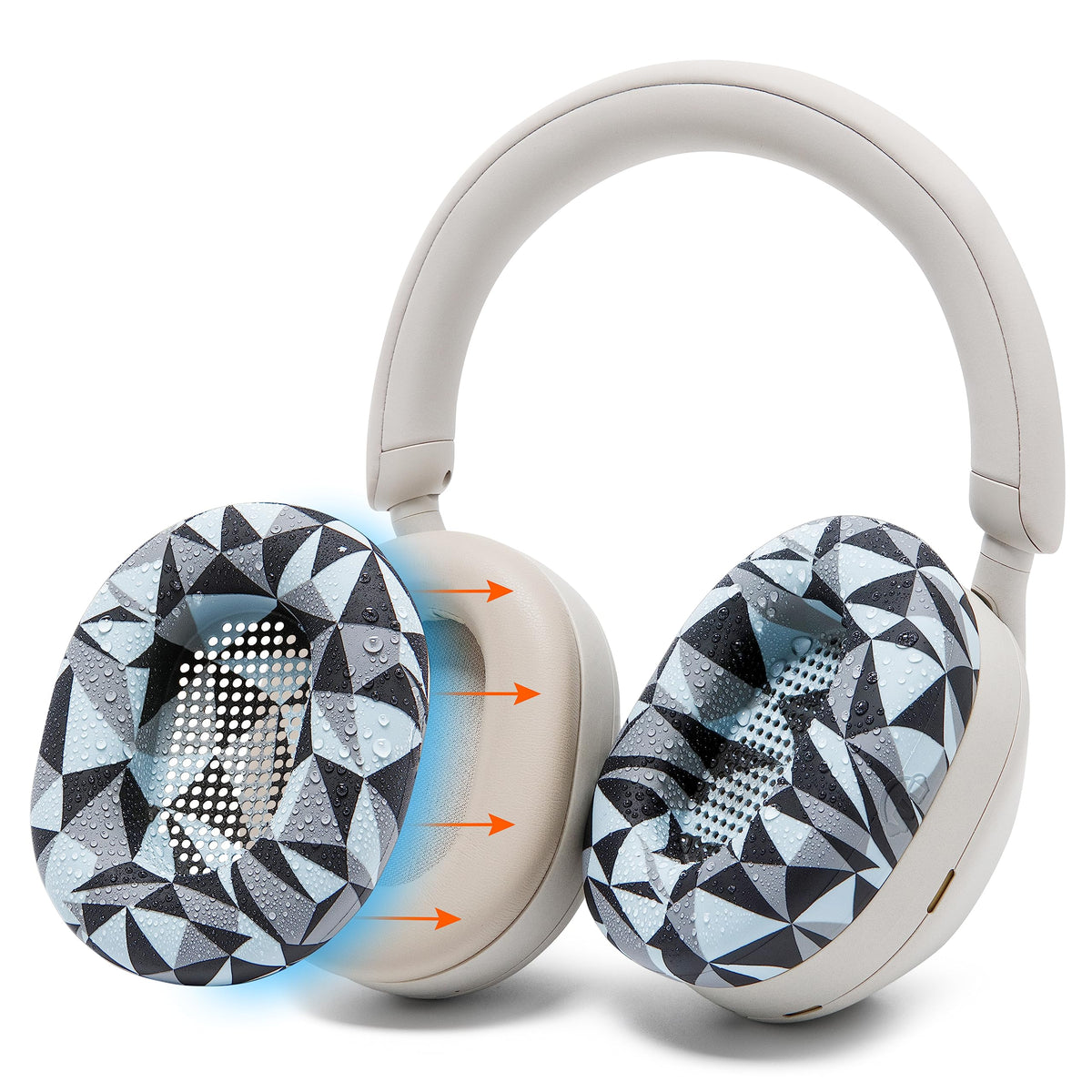 WC SweatZ XM5 full-coverage earpad protection for WH-1000XM5