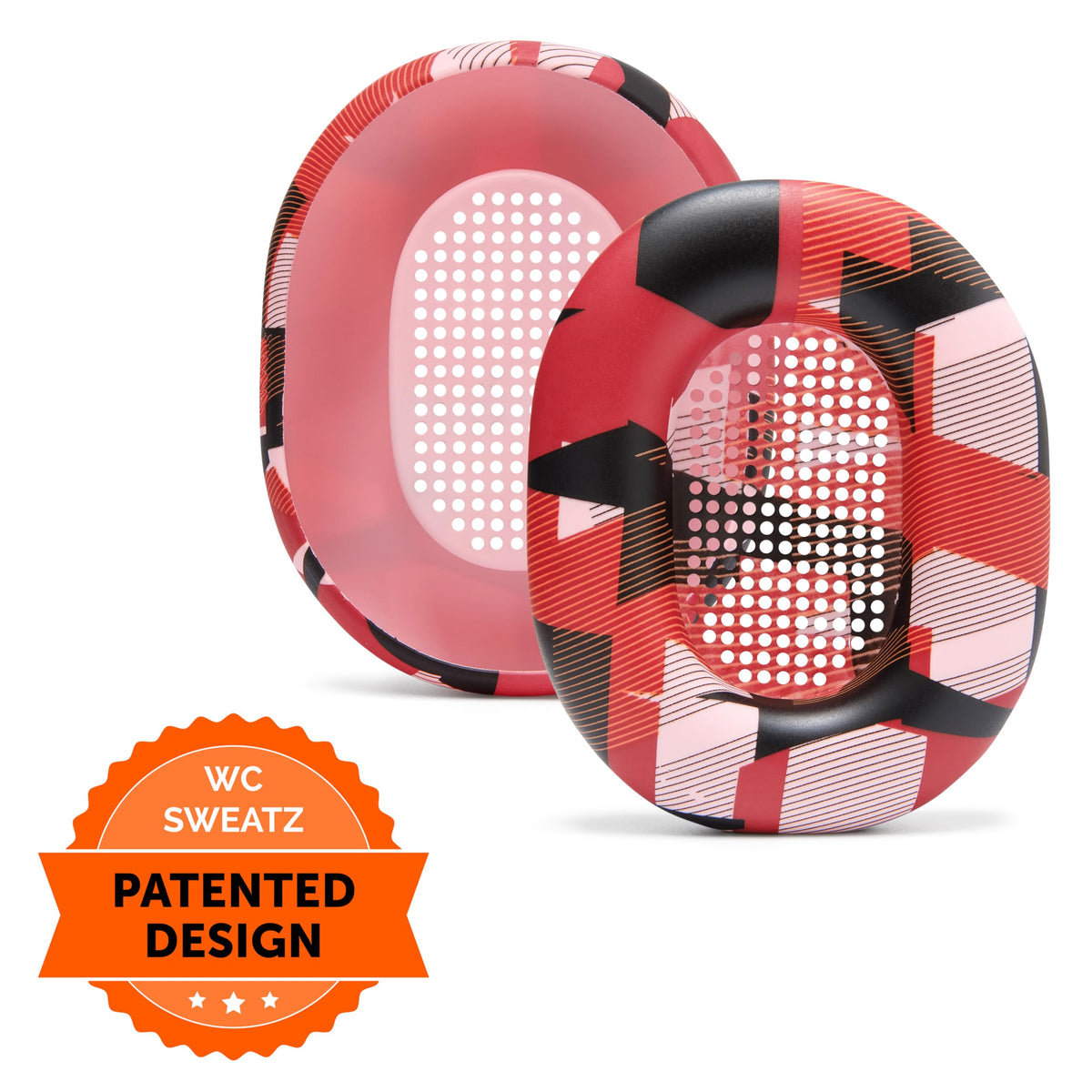 WC SweatZ XM5 red prism edition adds style while protecting earpads.