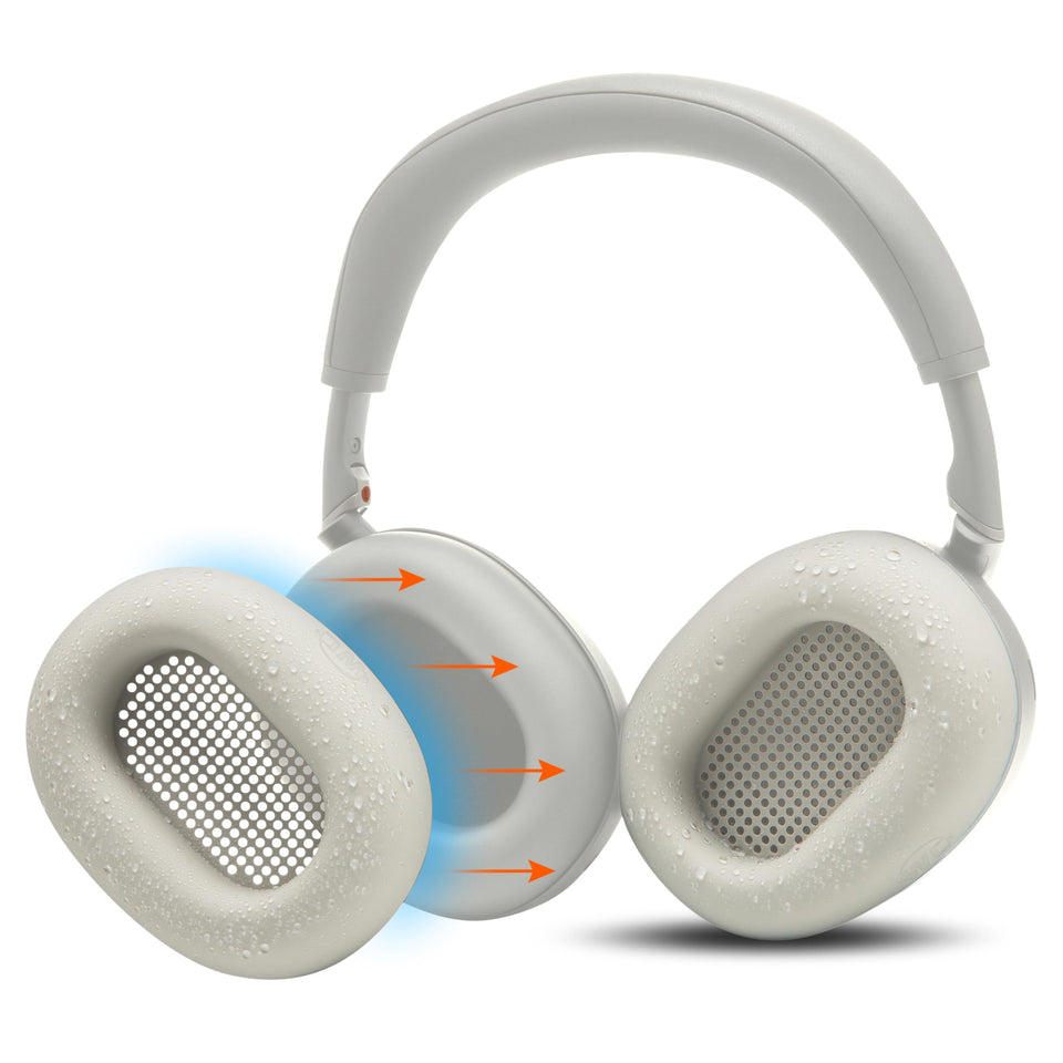 WC SweatZ XM6 silicone earpad cover on Sony WH-1000XM6 for sweat protection