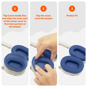 WC SweatZ XM5 durable silicone provides lasting earpad coverage