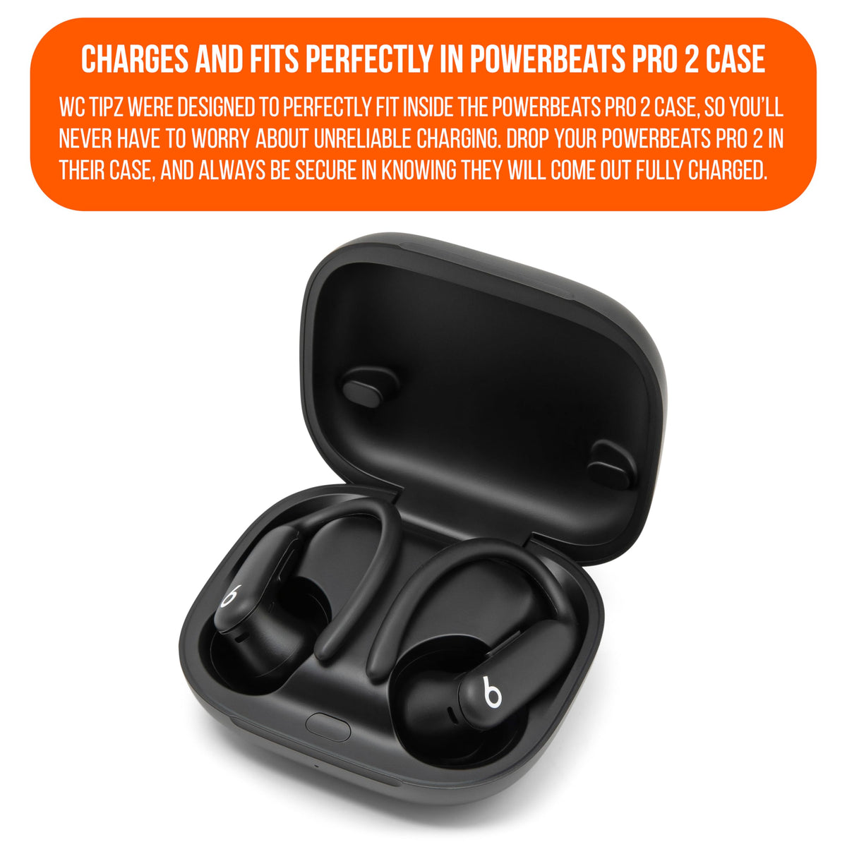 WC TipZ Powerbeats Pro 2 tips install quickly without tools.