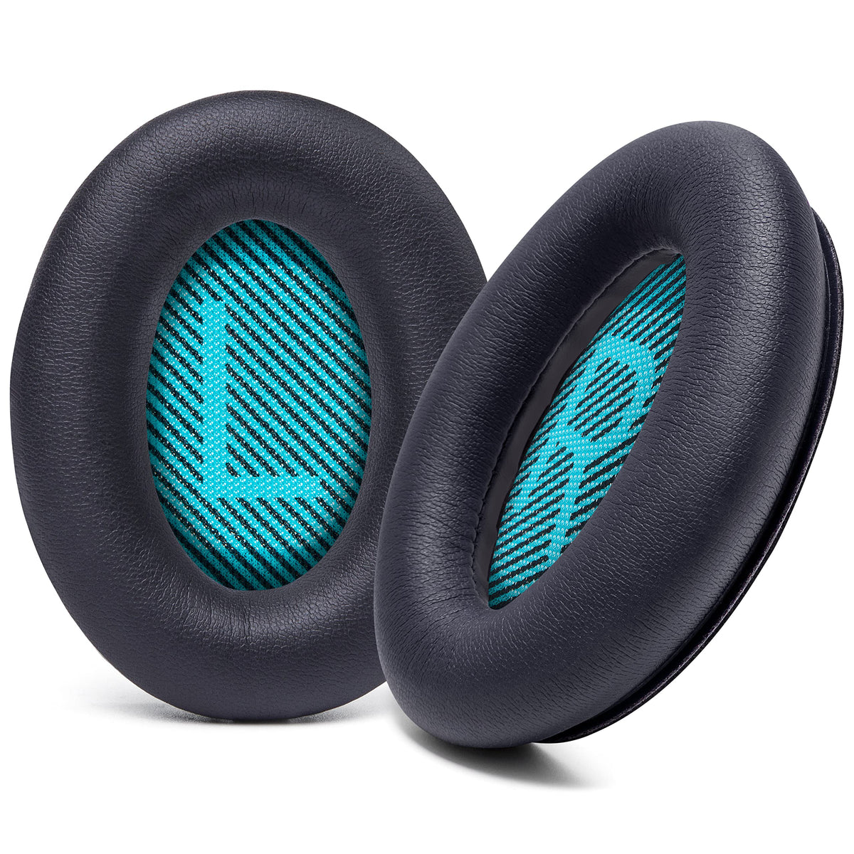 WC Wicked Cushions ear pads on Bose QC25 angle view for enhanced comfort