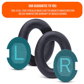 Easy installation WC Wicked Cushions ear pads with included guide